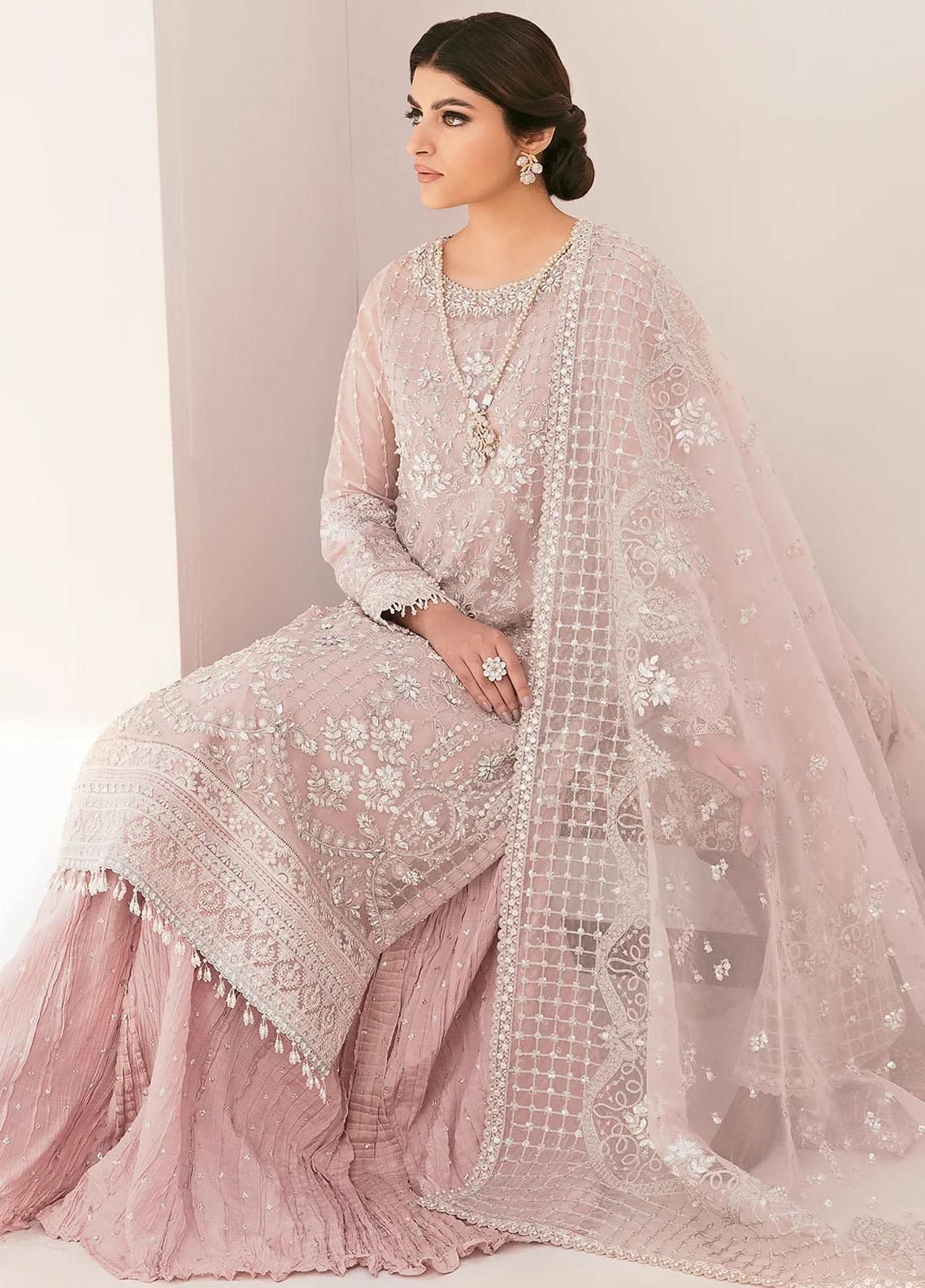 Baroque – Organza Embroidered 3Pc Suit