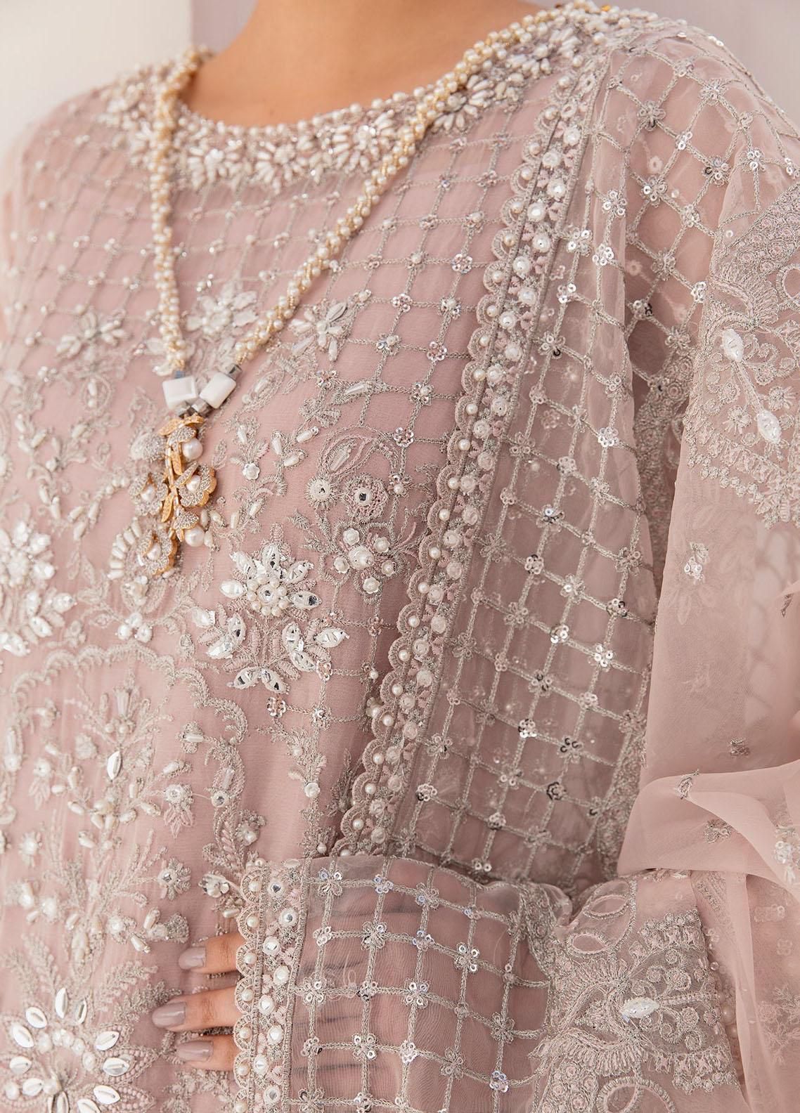 Baroque – Organza Embroidered 3Pc Suit