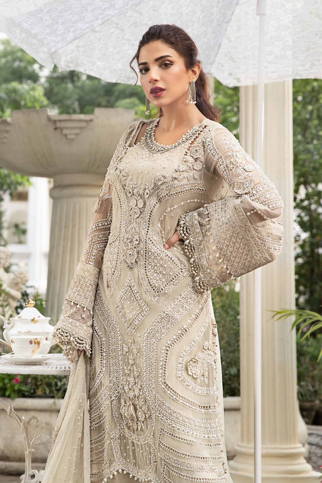 Maria B – Chiffon Luxury 3Pc Suit