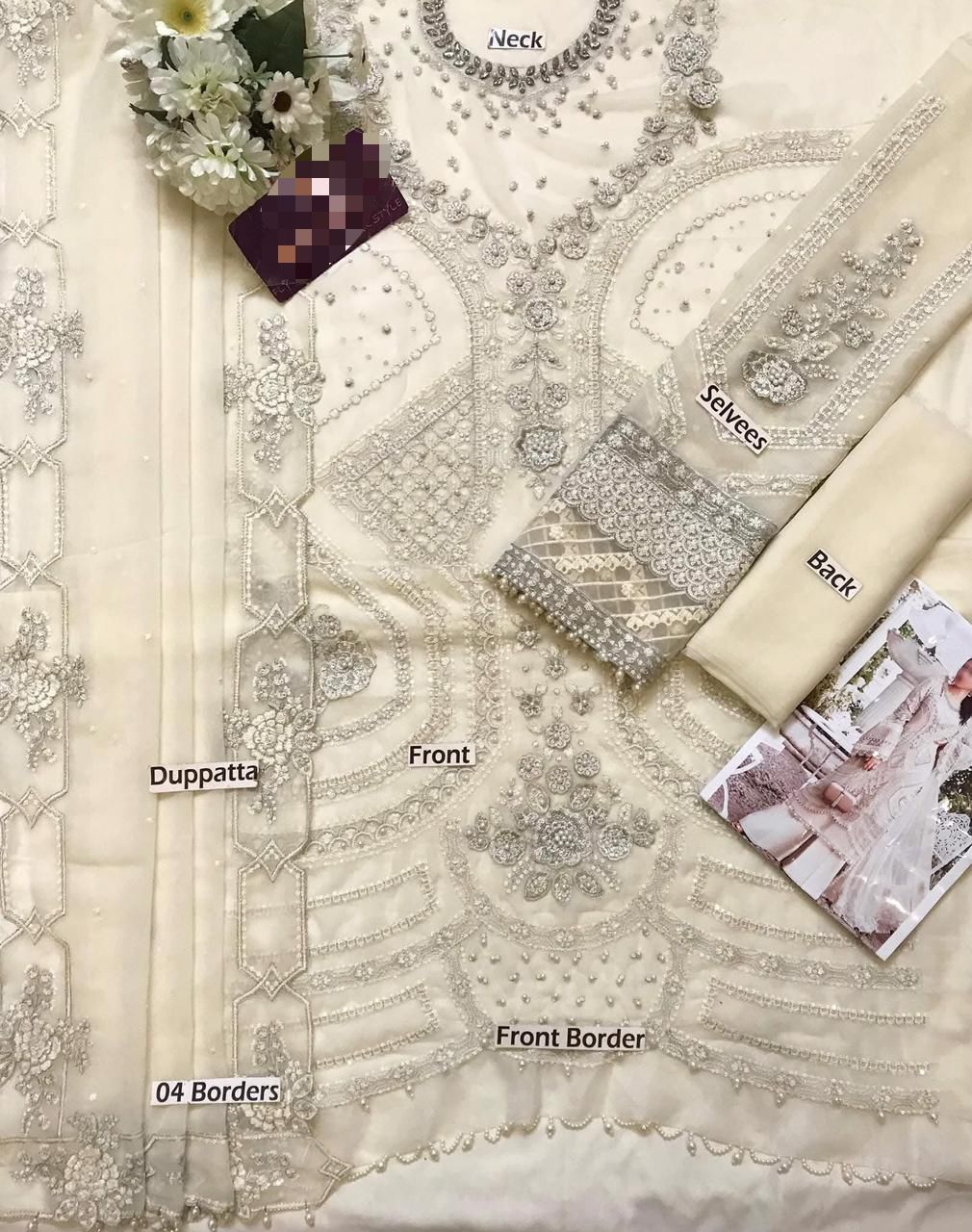 Maria B – Chiffon Luxury 3Pc Suit