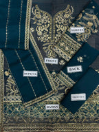 Asim Jofa – Chiffon 3Pc Unstitched