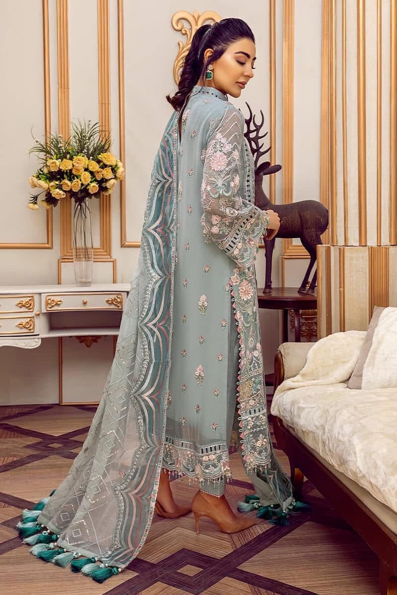 Ahmozi Presents – Adan Libas Chiffon Embroidered Collection
