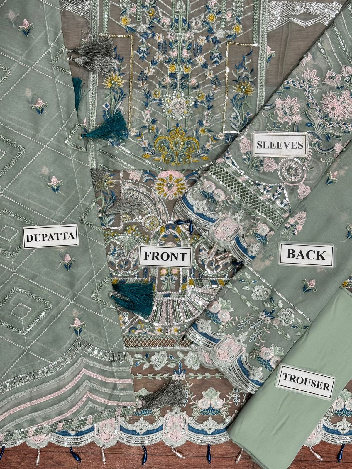 Ahmozi Presents – Adan Libas Chiffon Embroidered Collection