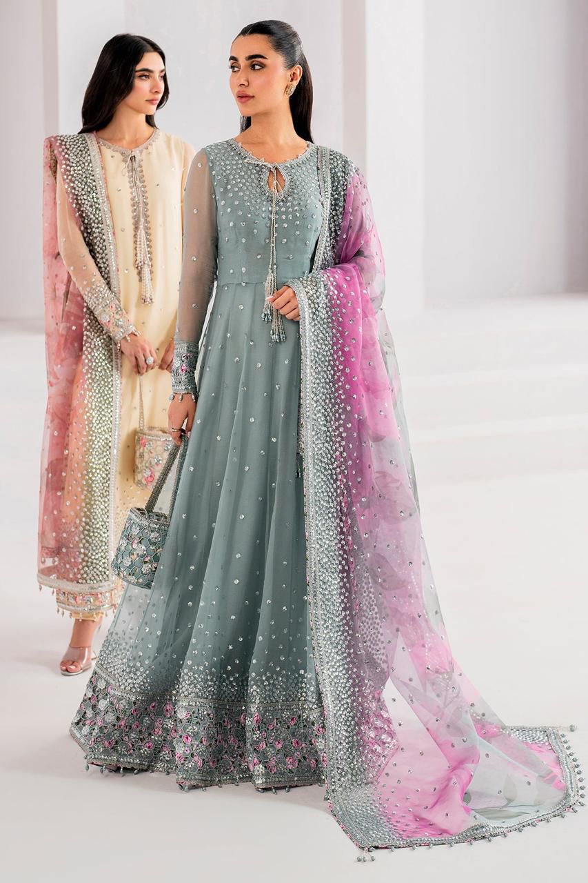 Jazmin – Chiffon Maxi with Net Dupatta