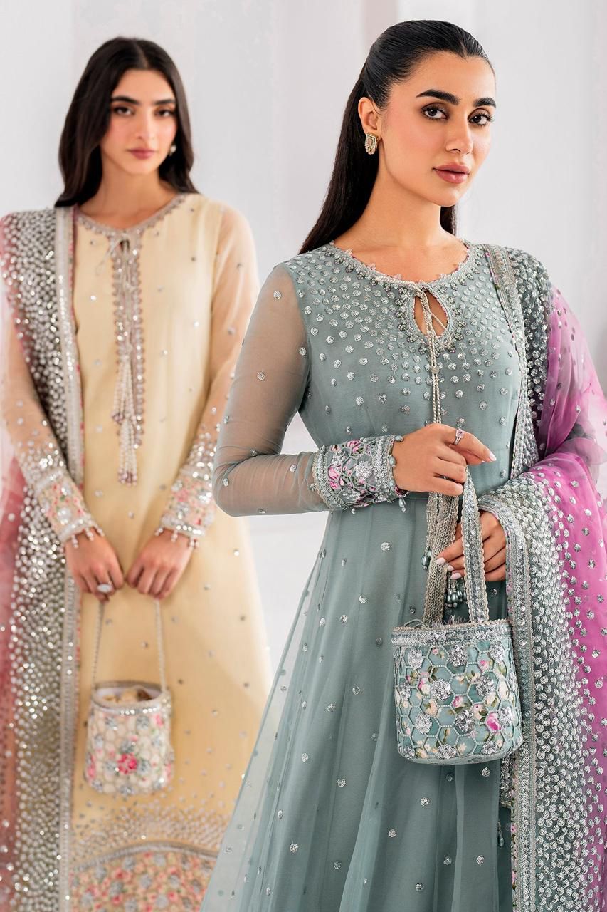 Jazmin – Chiffon Maxi with Net Dupatta