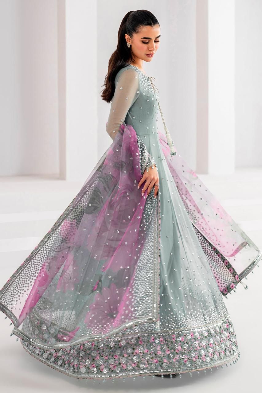 Jazmin – Chiffon Maxi with Net Dupatta