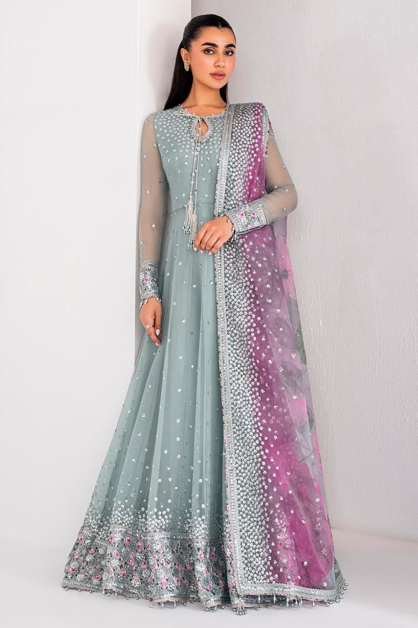 Jazmin – Chiffon Maxi with Net Dupatta