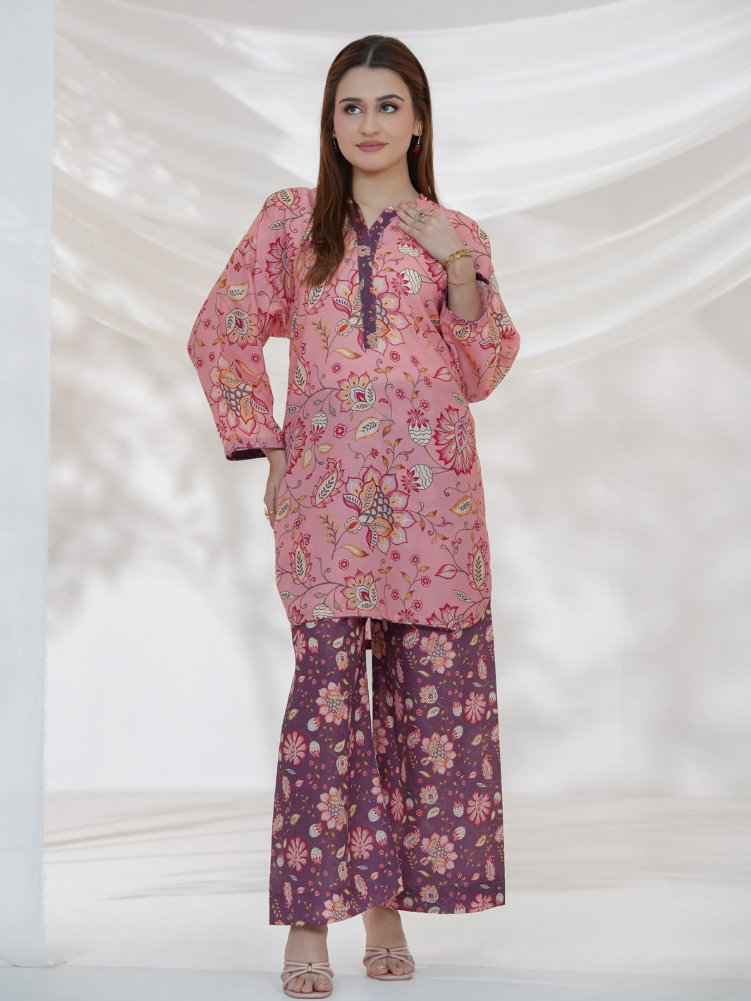 Arshi Co-Ord Set (Dusty Rose)