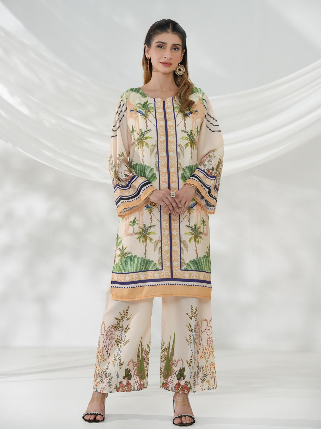 Mehak Co-Ord Set (OffWhite)