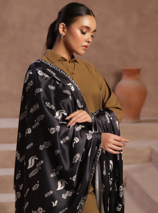 Raqs Dupatta (Black)