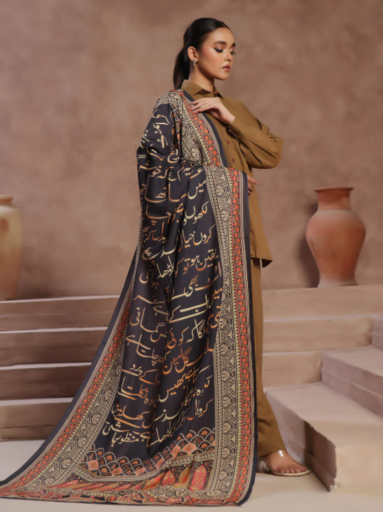 Yaqeen Dupatta (Black)