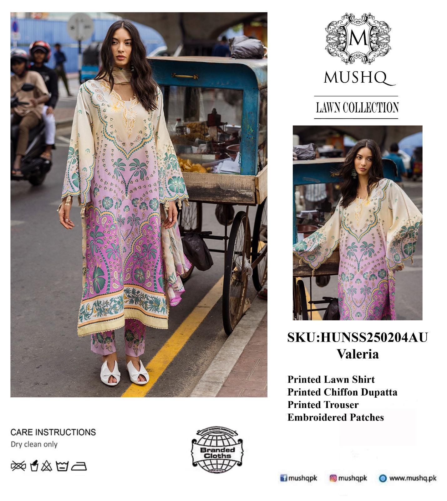 Mushq Hemline – Al Nisa Embroidery Collection